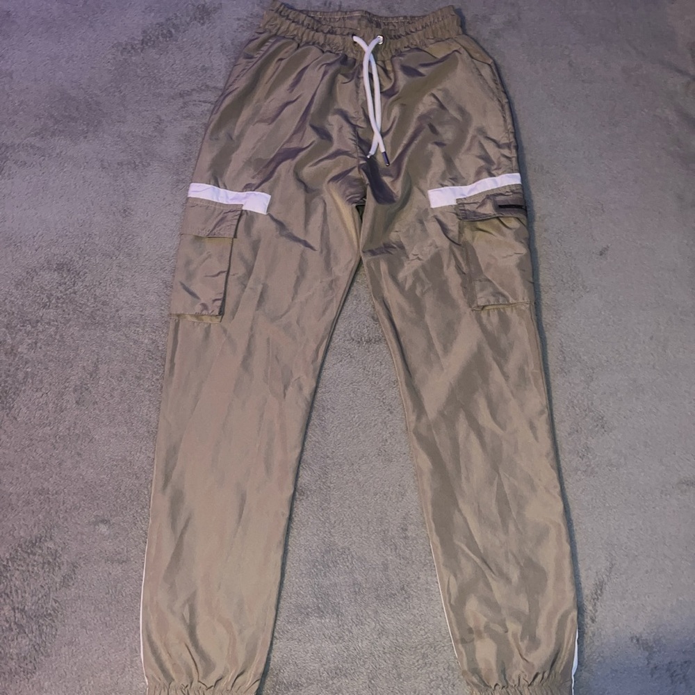 Man Sweats Cream/Brown Size Small